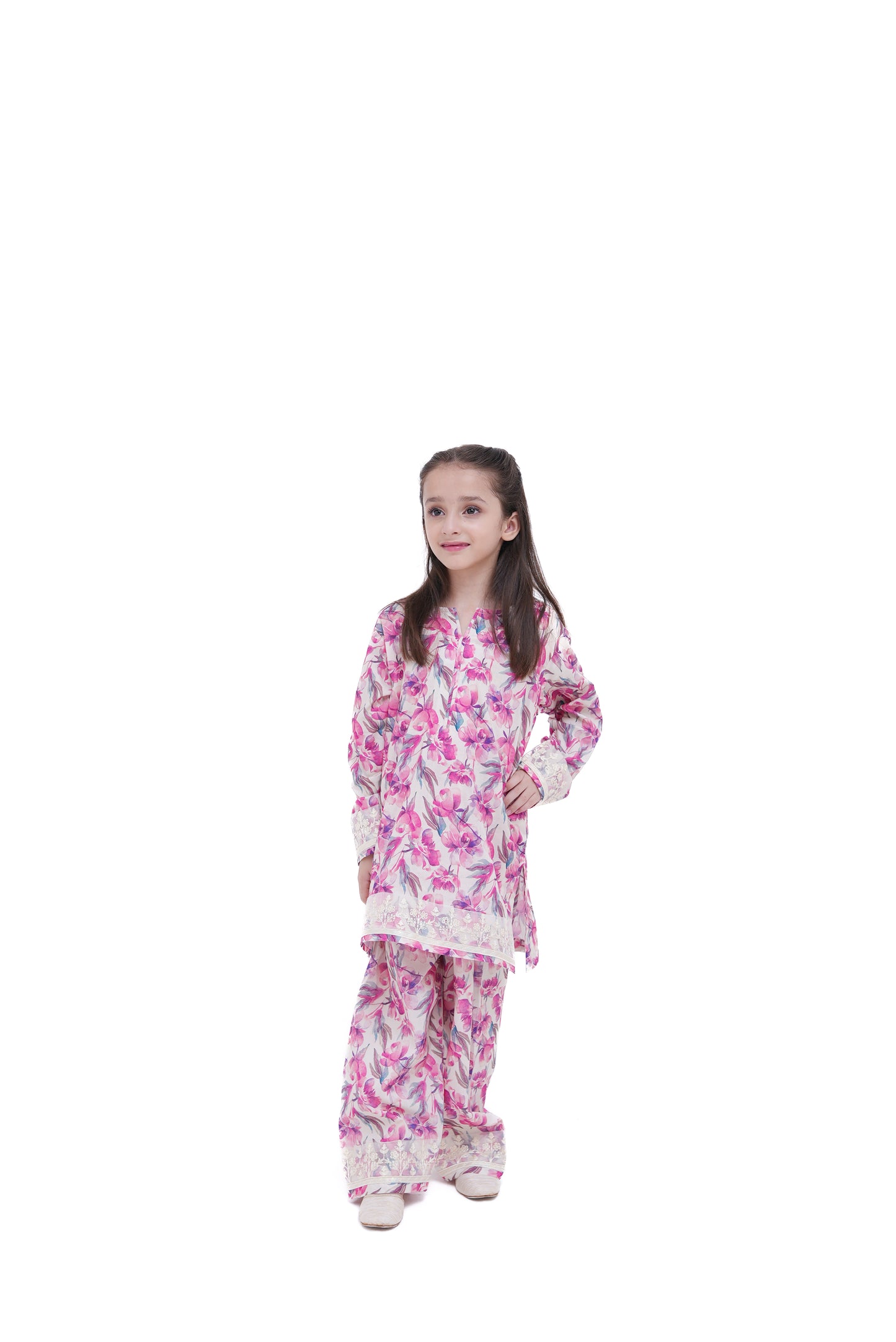 2 PIECE PRINTED LAWN SUIT KPF 3003