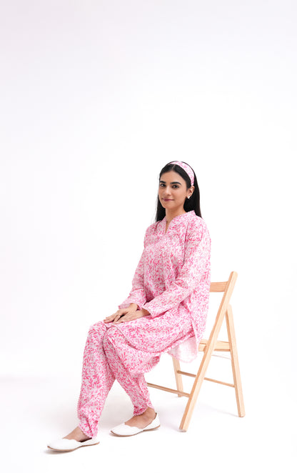 2 PIECE PRINTED LAWN SUIT KPL 3004