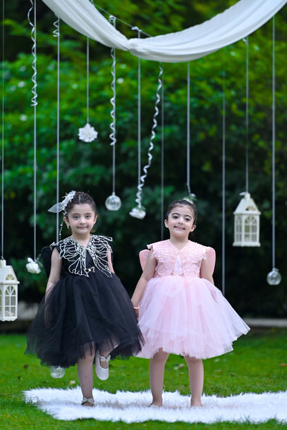 BUTTERFLY FROCK BLACK