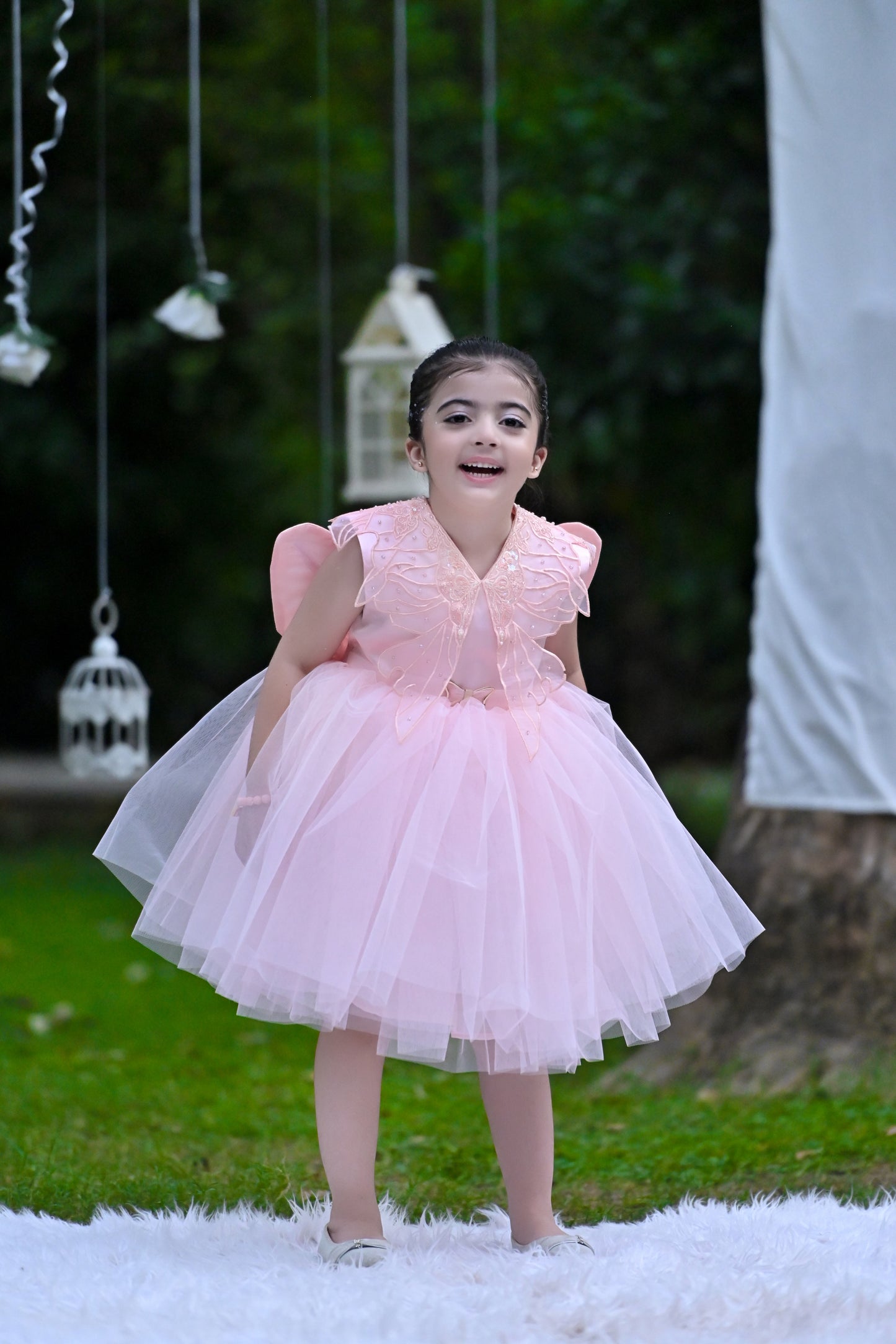 BUTTERFLY FROCK PINK