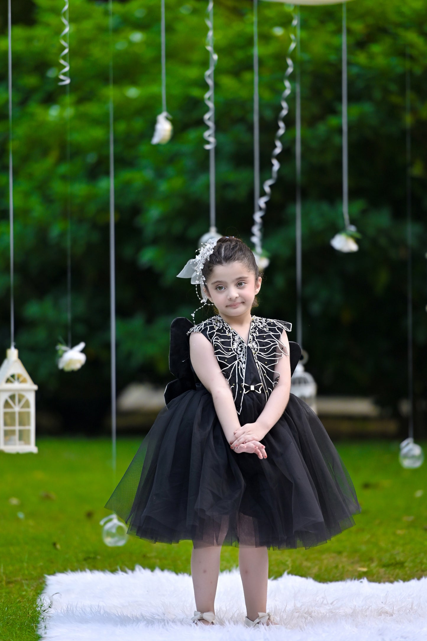 BUTTERFLY FROCK BLACK