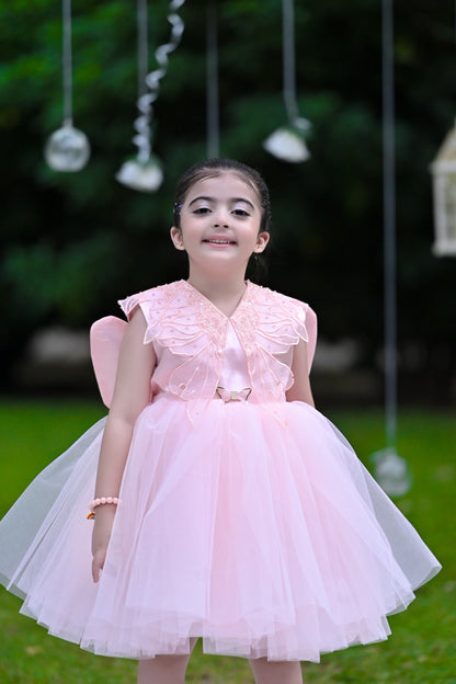 BUTTERFLY FROCK PINK