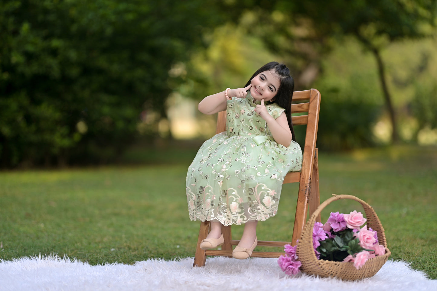 MANDARIN COLLAR FROCK