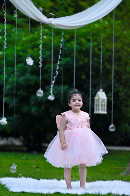 BUTTERFLY FROCK PINK