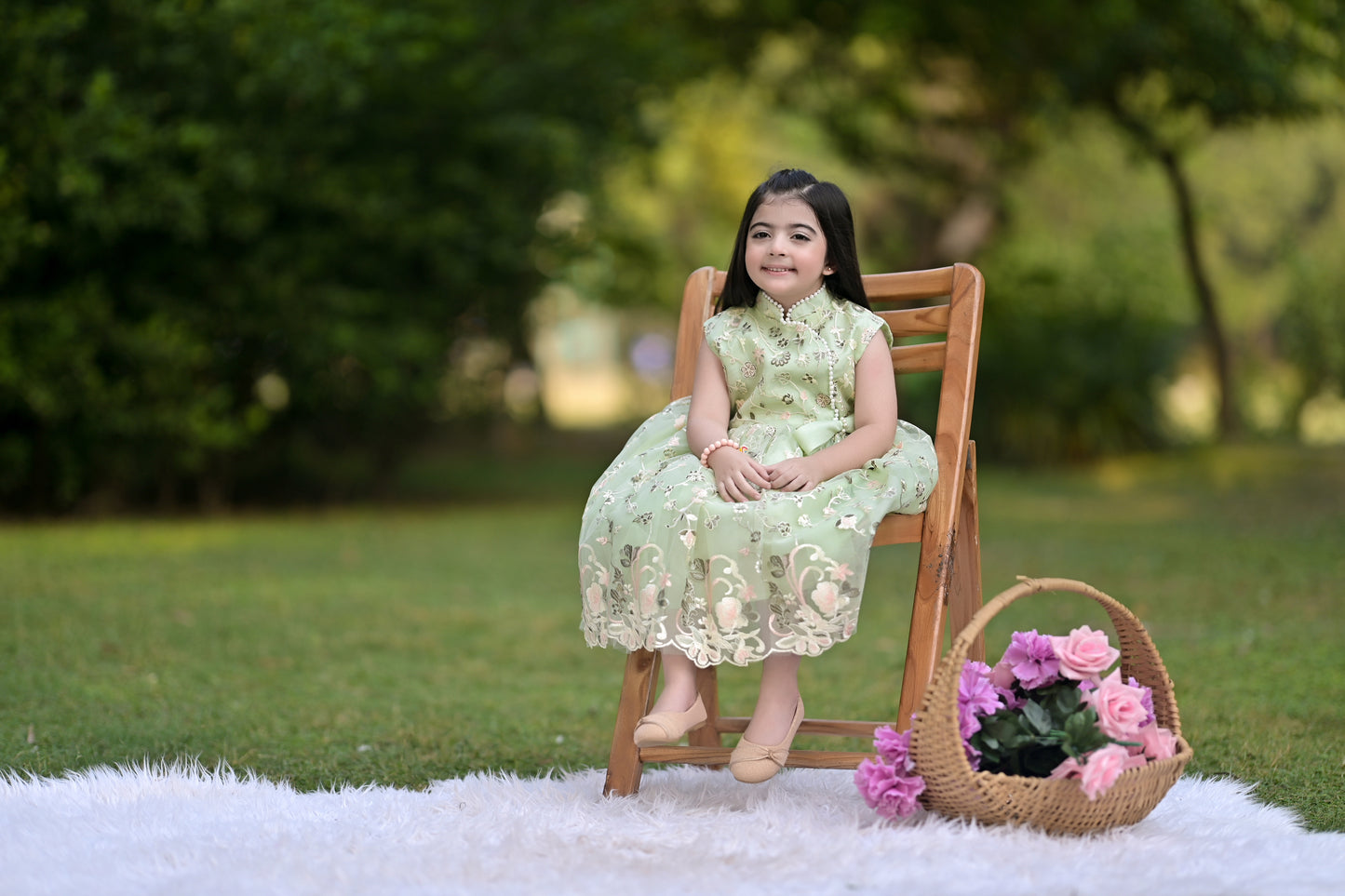 MANDARIN COLLAR FROCK